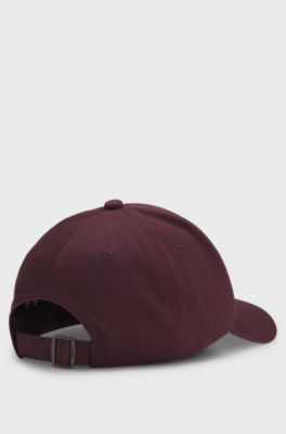 Embroidered-logo cap, Brown