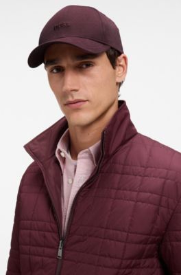 Embroidered-logo cap, Brown