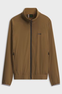Active water-repellent jacket, Brown