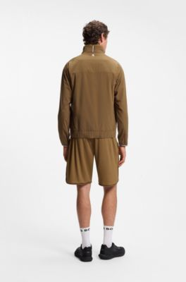 Active water-repellent jacket, Brown