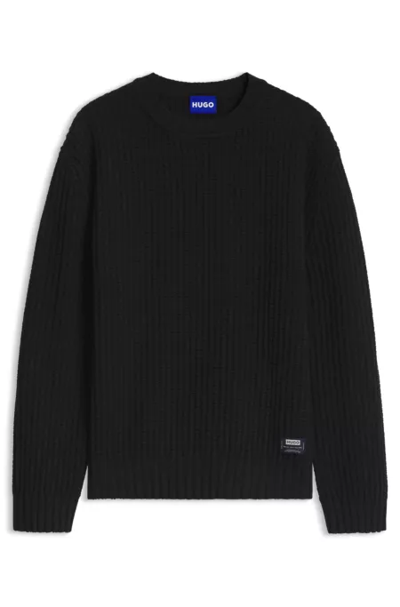 Pullover aus Waffelstrick