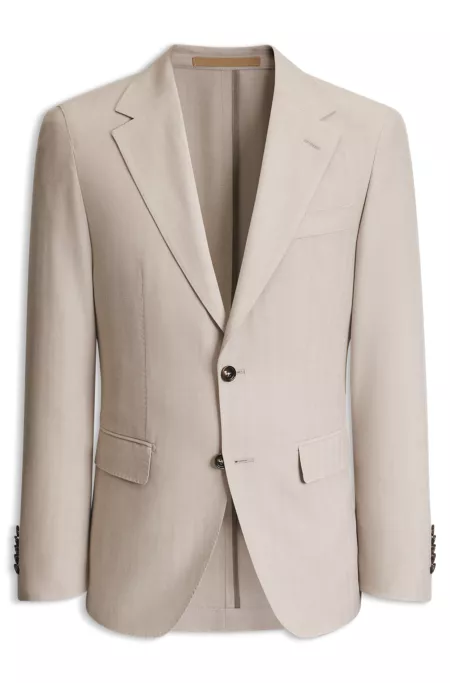 Americana de traje regular fit en espiga