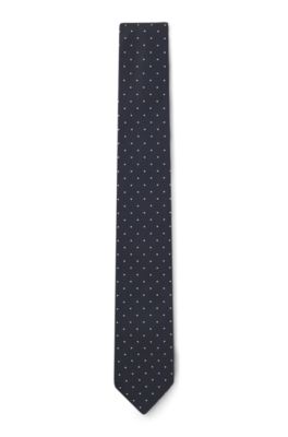 Silk-blend tie, Dark Blue