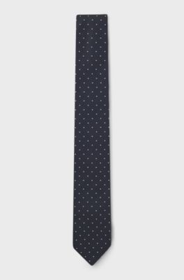 Silk-blend tie, Dark Blue