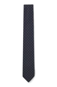 Silk-blend tie, Dark Blue