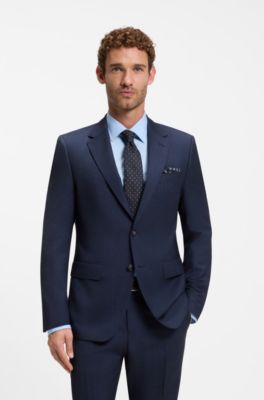 Silk-blend tie, Dark Blue