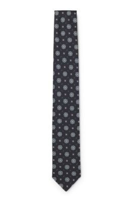 Silk-blend tie, Dark Blue
