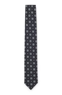Corbata de mezcla de seda, Azul oscuro