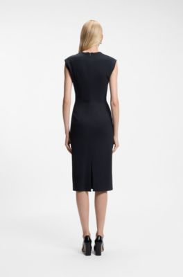Bodycon business dress, Dark Blue