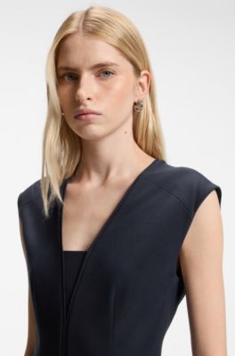 Bodycon business dress, Dark Blue
