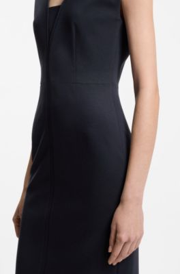 Bodycon business dress, Dark Blue