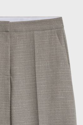 Relaxed-fit trousers, Light Grey