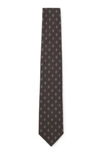 BOSS ONE silk tie, Dark Brown