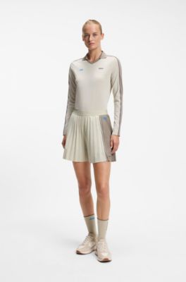 BOSS x AO replica teamwear skort, Light Beige