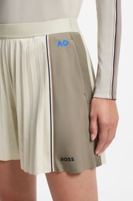 BOSS x AO replica teamwear skort, Light Beige