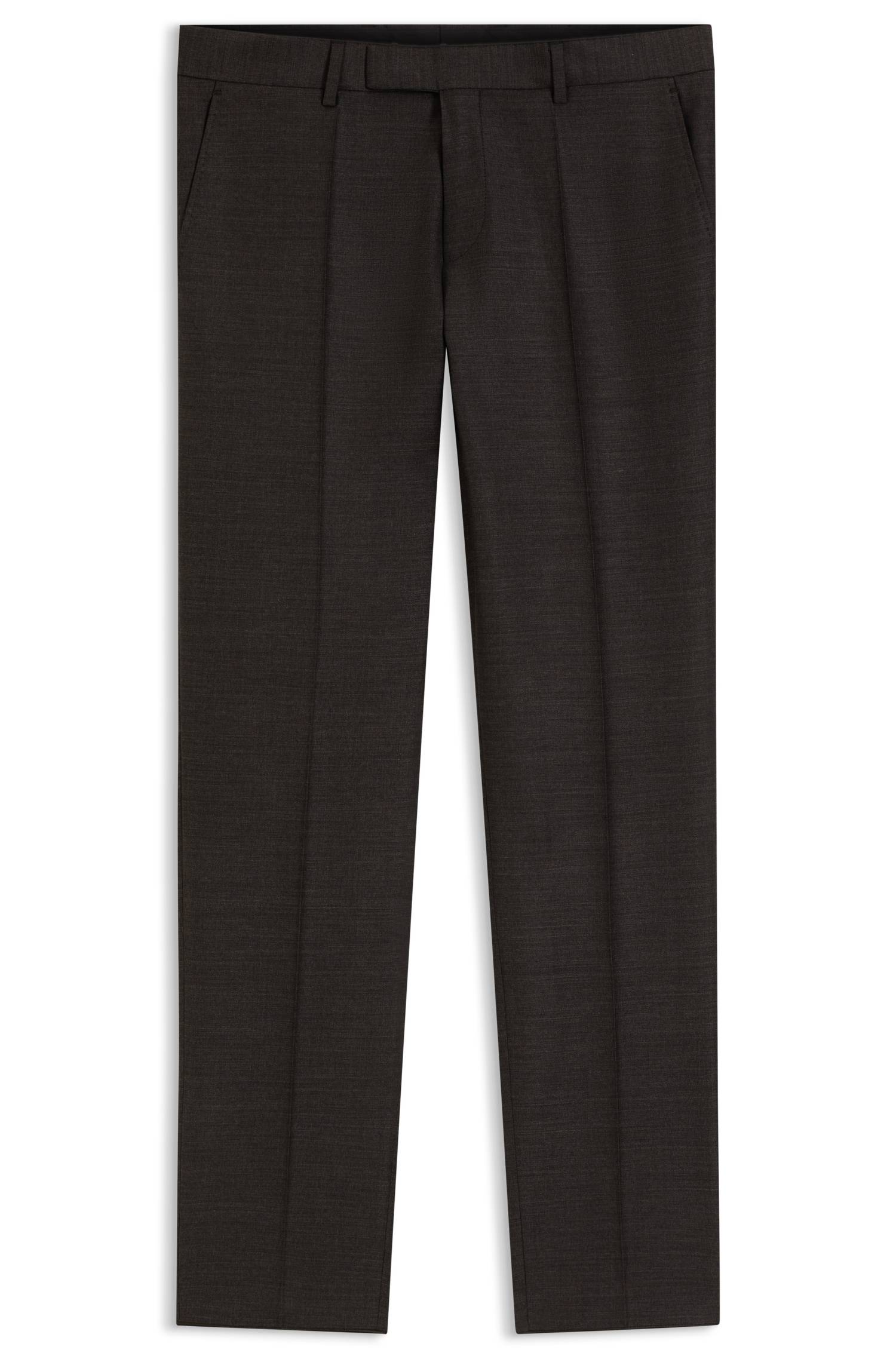 Boss Slim-fit trousers in stretch virgin-wool serge byxor herr – bild 4