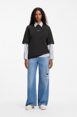 Cotton T-shirt, Black