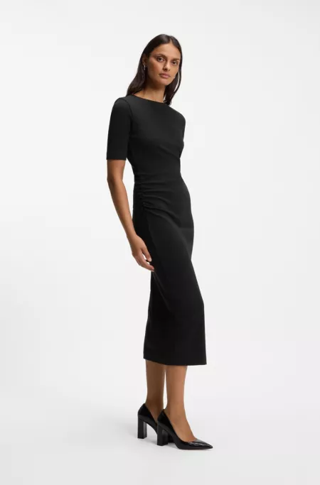 Slim-Fit Schlupfkleid aus Stretch-Baumwolle