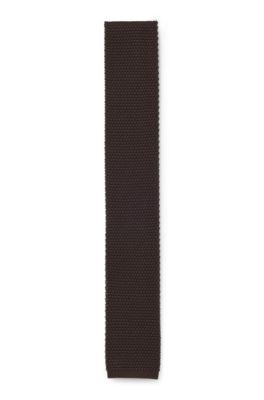Silk tie, Dark Brown