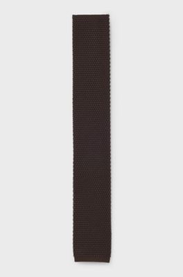 Silk tie, Dark Brown