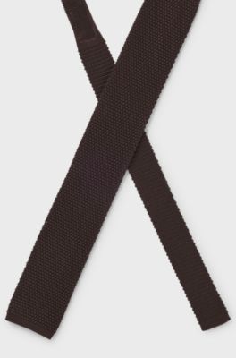 Silk tie, Dark Brown