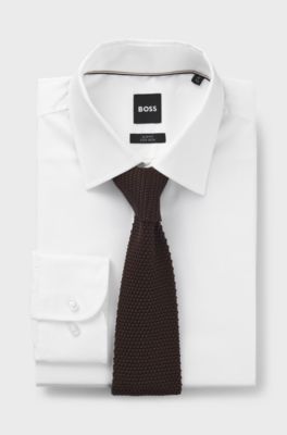 Silk tie, Dark Brown