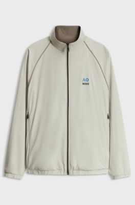 BOSS x AO replica teamwear reversible jacket, Light Brown