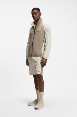 BOSS x AO replica teamwear reversible jacket, Light Brown