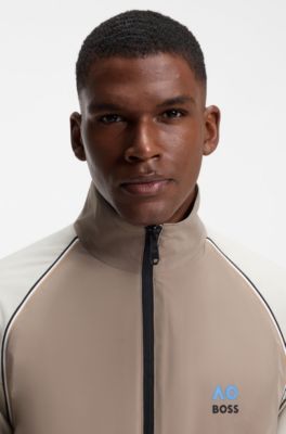 BOSS x AO replica teamwear reversible jacket, Light Brown