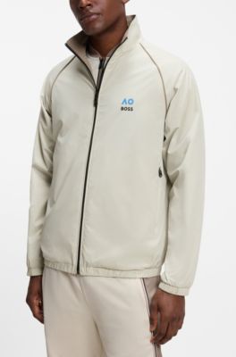BOSS x AO replica teamwear reversible jacket, Light Brown
