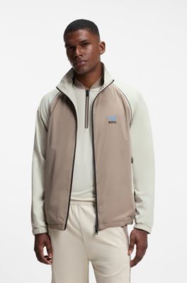 BOSS x AO replica teamwear reversible jacket, Light Brown