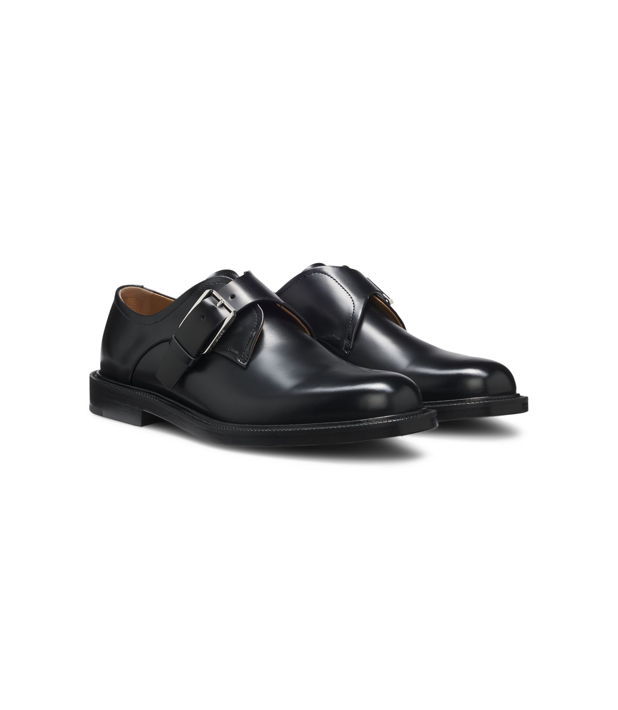 Runway Monkstraps aus italienischem Leder
