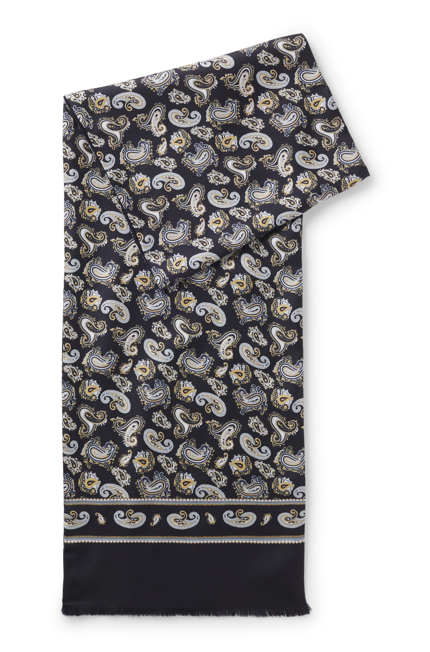 Boss Paisley silk scarf halsdukar & sjalar dam
