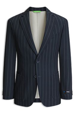 BOSS x AO slim-fit pinstripe blazer