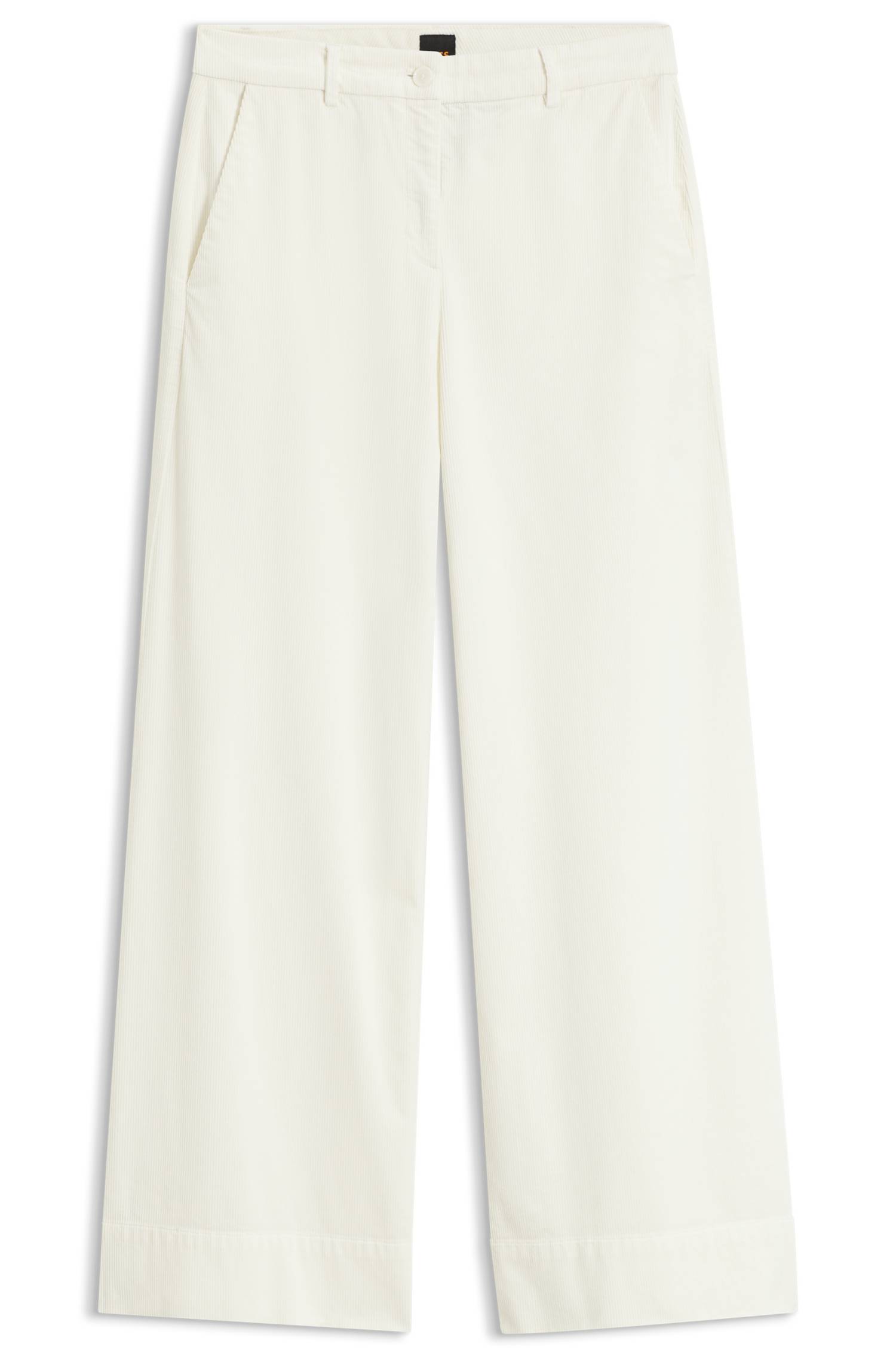 Boss Wide-leg trousers in stretch corduroy byxor dam – bild 4