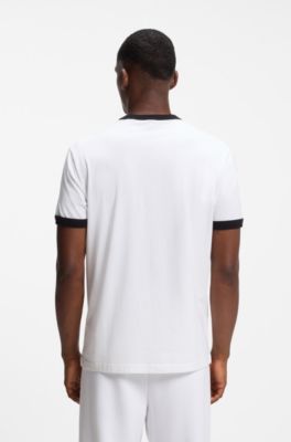 BOSS x AO slogan T-shirt, White