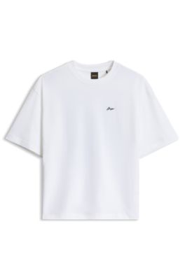 Relaxed-fit cotton T-shirt, White