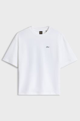 Relaxed-fit cotton T-shirt, White