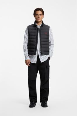 Down-filled gilet, Black
