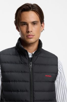 Down-filled gilet, Black