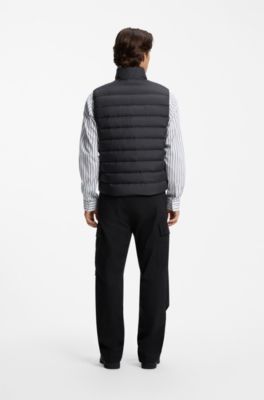 Down-filled gilet, Black