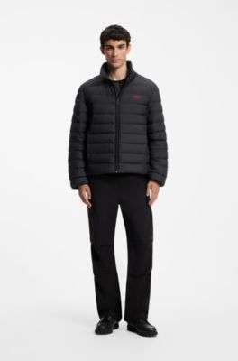 Water-repellent down jacket, Black