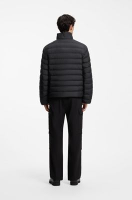 Water-repellent down jacket, Black