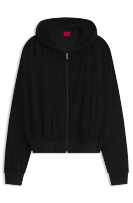 Cotton-blend jacket, Black