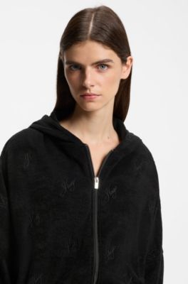 Cotton-blend jacket, Black