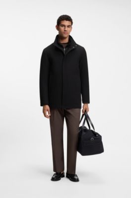 Water-repellent coat, Black