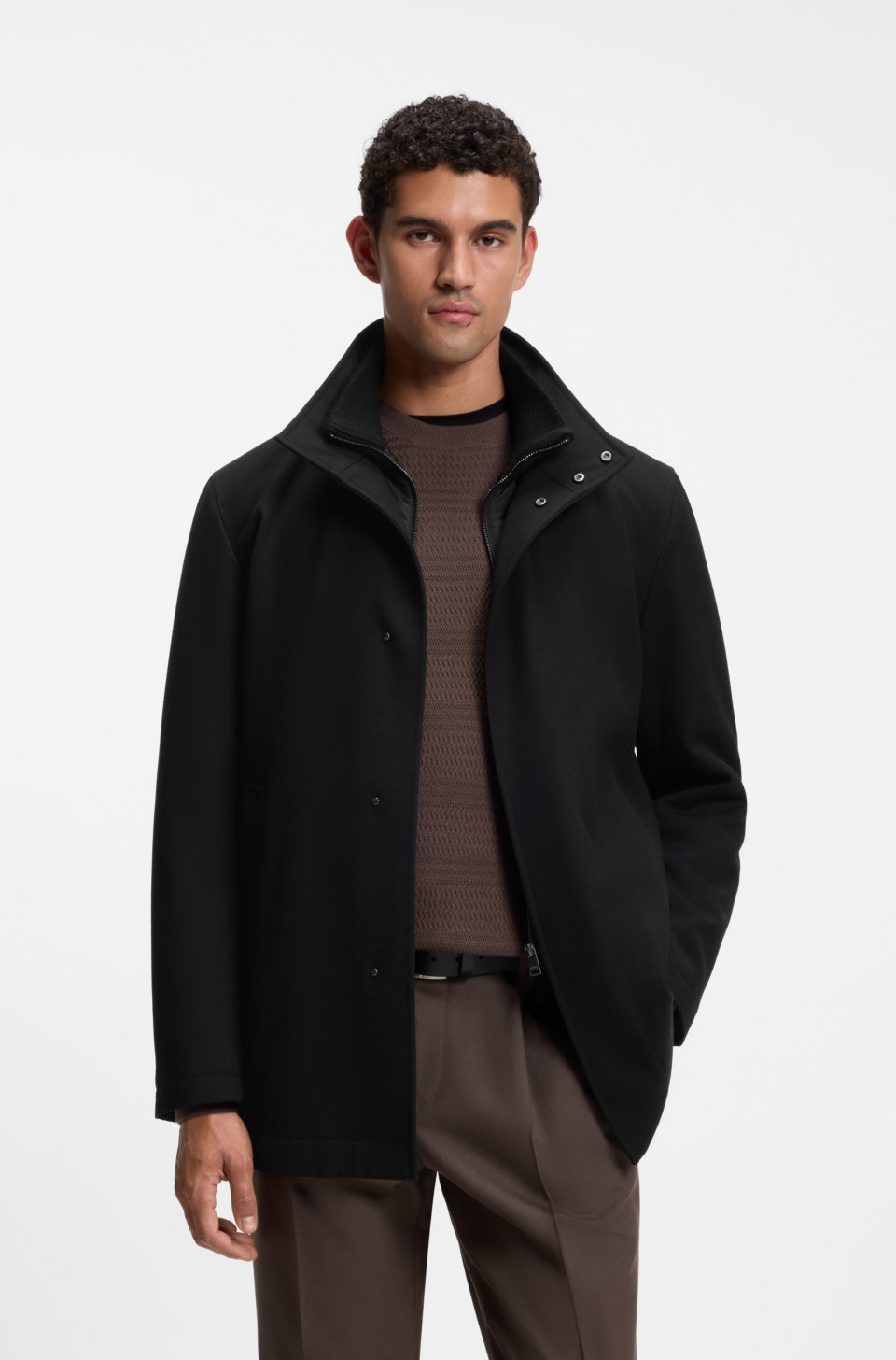 Water-repellent coat