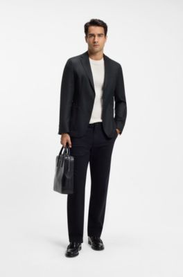 Slim-fit blazer, Black