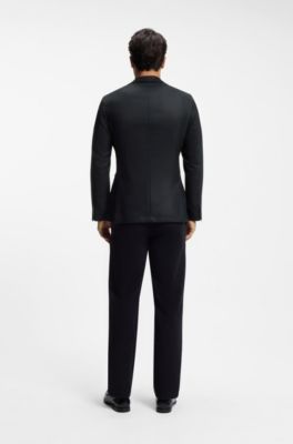 Slim-fit blazer, Black