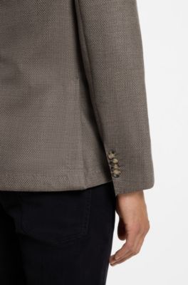 Slim-fit blazer, Light Beige